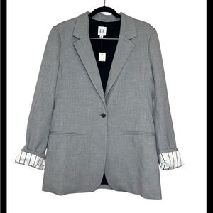 NWT !!! Gap light grey classic blazer size 16Tall